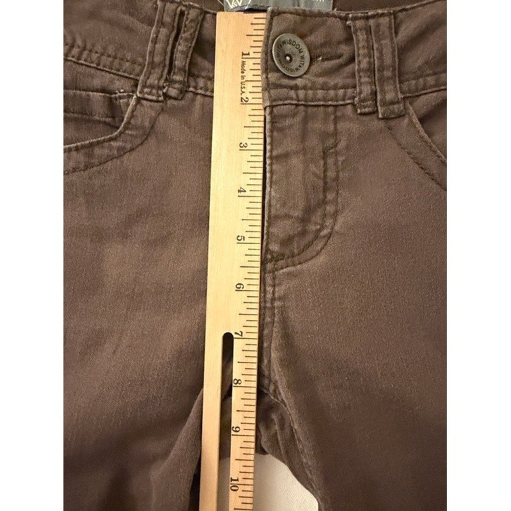 Wit & Wisdom Womens Brown Skinny Pants Mid Rise Stretch Cotton Size 0 B9-05 - Picture 8 of 10